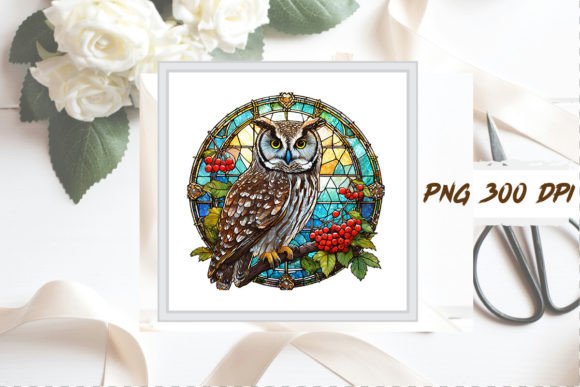 Download Stained Glass Owl Sublimation Clipart - Clipart Collection