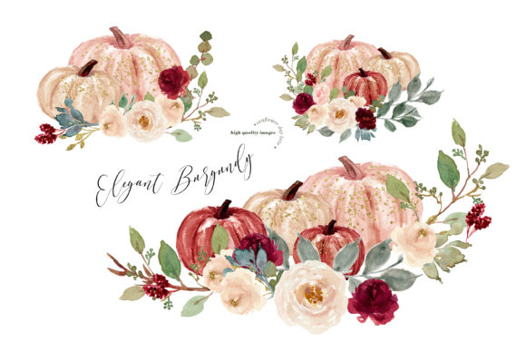 Download Elegant Burgundy Pumpkin Clipart - Clipart Collection