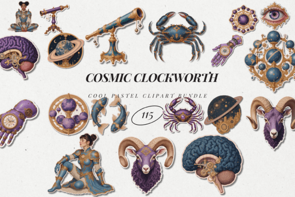 Download Steampunk Astronomy Clipart - Clipart Collection