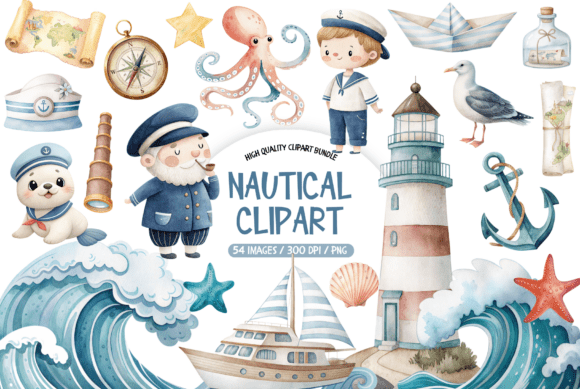 Download Nautical Clipart Bundle - Clipart Collection