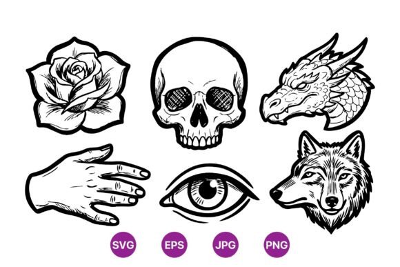 Download Vintage Tattoo Style Clipart - Clipart Collection