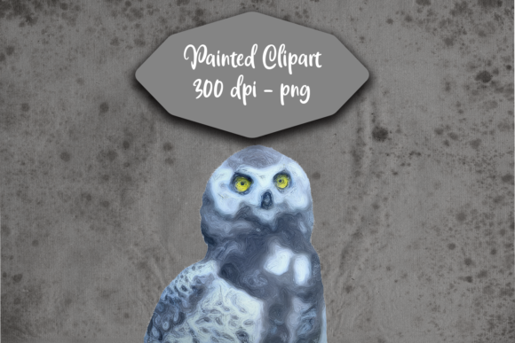 Download Snow Owl Painted Clipart - Clipart Collection