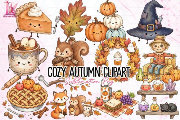 Download Cozy Autumn Clipart PNG - Clipart Collection