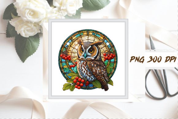 Download Stained Glass Owl Sublimation Clipart - Clipart Collection