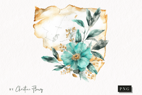 Download Watercolor Flower Map Clipart - Clipart Collection