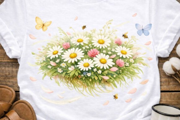 Download Summer Meadow Daisy PNG Clipart - Clipart Collection