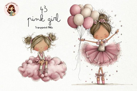 Download Pink Girl PNG Clipart - Clipart Collection