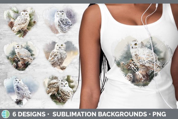Download Christmas Snowy Owl Heart Distressed Cli - Premium Resources