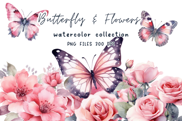 Download Flowers Pink Watercolor Clipart - Clipart Collection