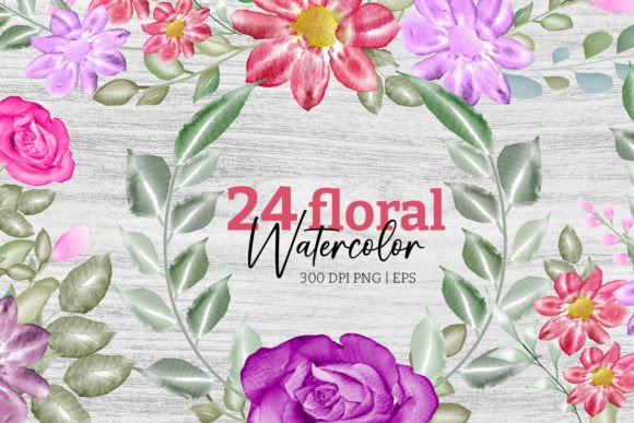Download Watercolor Peony  Floral Clipart Graphic - Clipart Collection