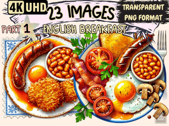Download English Breakfast P1 Clipart - Clipart Collection