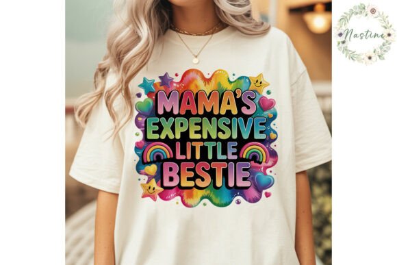 Download Mama's Bestie Rainbow Design PNG Clipart - Clipart Collection