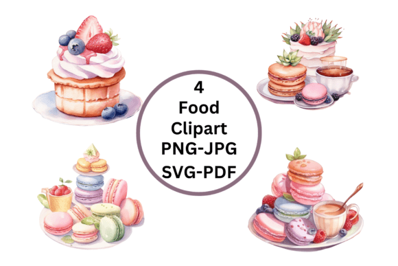 Download Watercolor Food Clipart PNG-JPG-SVG-PDF - Clipart Collection