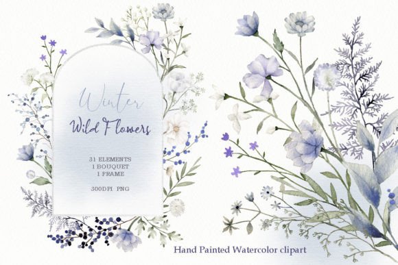 Download Watercolor Wildflower Floral Clipart - Clipart Collection