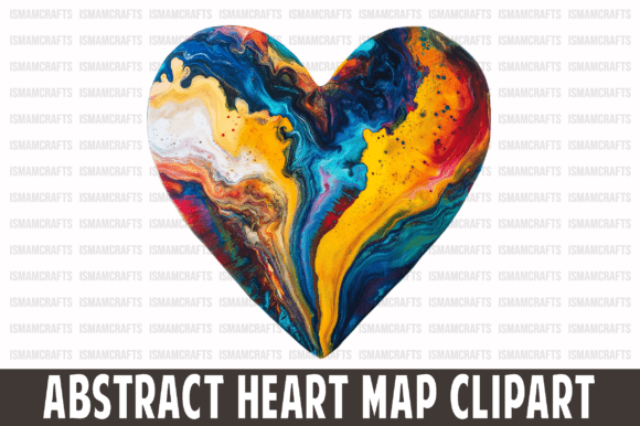 Download Abstract Heart Map Clipart PNG - Clipart Collection