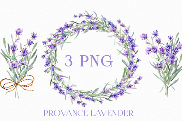 Download LAVENDER WATERCOLOR CLIPART - Clipart Collection