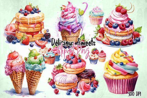Download Sweet Bakery Dessert Clipart - Clipart Collection