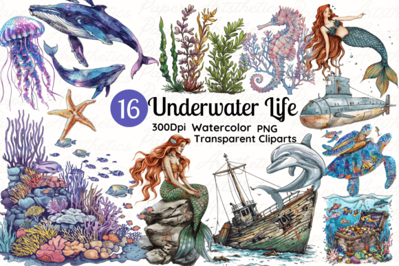 Download Sea Side Clipart Underwater Clipart PNG - Clipart Collection