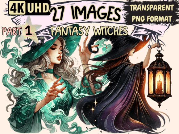 Download Fantasy Witches Clipart P1 - Clipart Collection