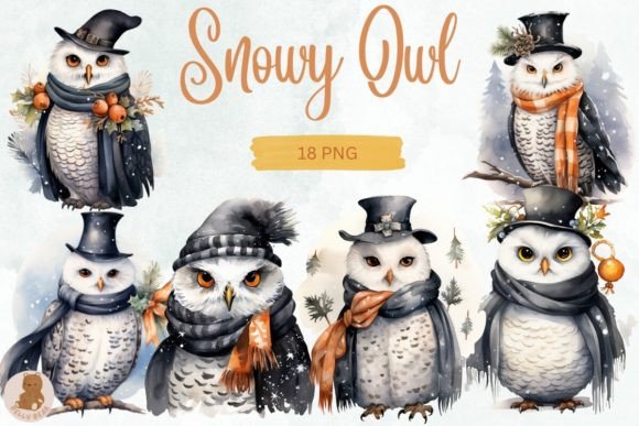 Download Snowy Owl Sublimation Clipart - Clipart Collection