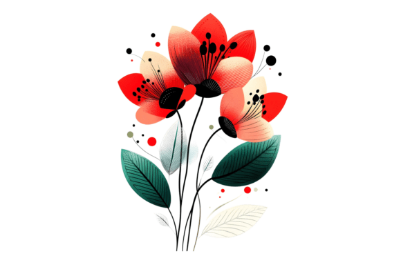 Download Red Poppy Botanical Clipart Art PNG - Clipart Collection