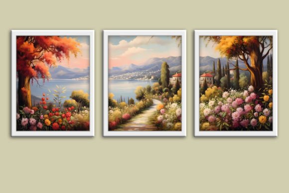Download Seaside Panorama Digital Art Wall Prints - Panorama Collection