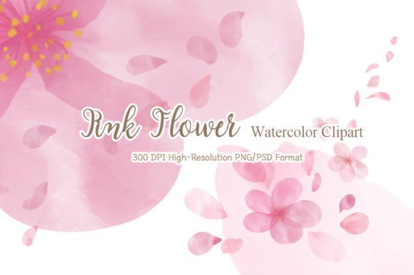 Download Cherry Blossom Pink Watercolor Clipart - Clipart Collection