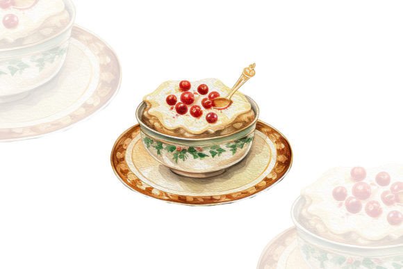 Download Watercolor Food Clipart, Christmas Dish - Clipart Collection