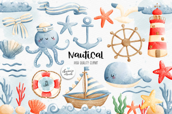 Download Nautical Clipart, Ocean Clipart - Clipart Collection