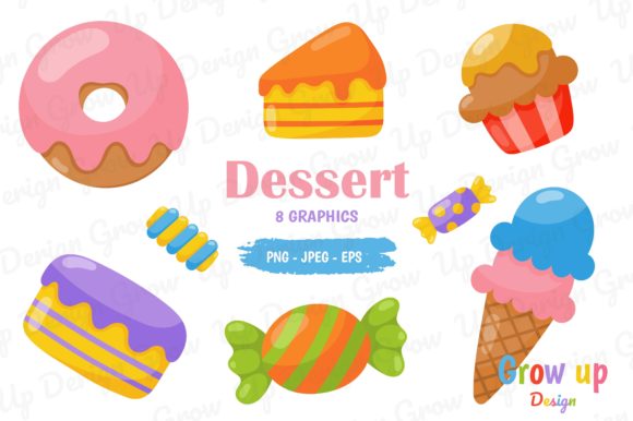 Download Dessert Clipart Set. - Clipart Collection
