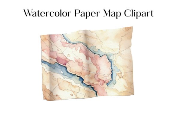 Download Watercolor Paper Map Clipart - Clipart Collection