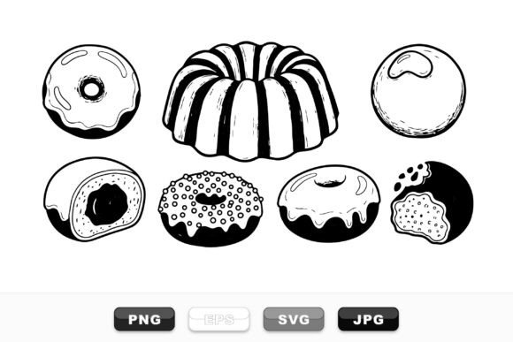 Download Hand Drawn Dessert Clipart Set - Clipart Collection