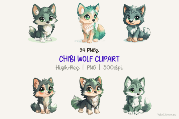 Download Chibi Wolf Clipart - Clipart Collection
