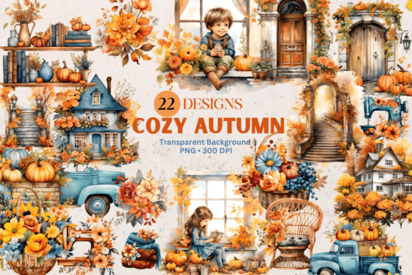Download Cozy Autumn Clipart Png - Clipart Collection