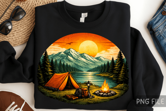Download Outdoor Tent Campfire Adventure Shirt - Outdoor Collection